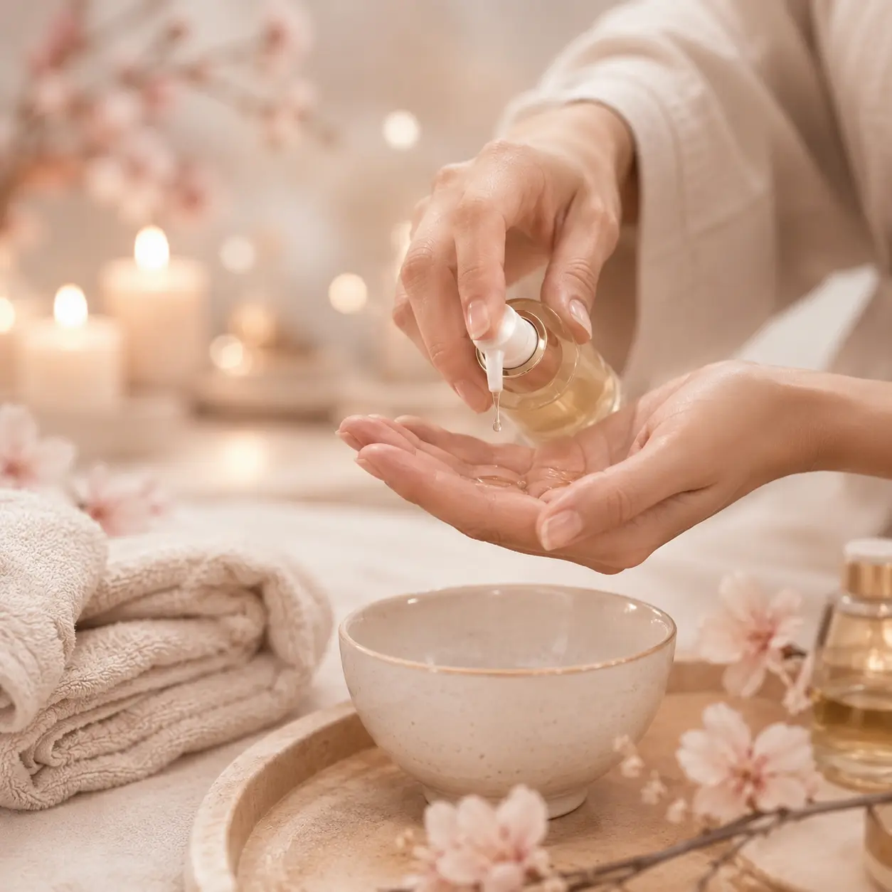 Préparation huile essentielle soin visage Hyères